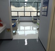 부산보훈병원 재활센터 청소 바닥왁스코팅 건물청소